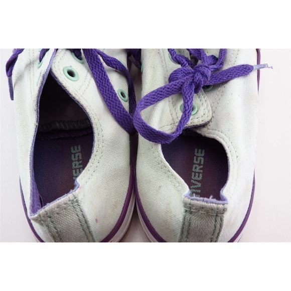 Converse All Star Green Fabric Casual Shoes Girls Shoes Size 2.5‎ - Picture 5 of 7